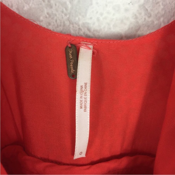 Free people match point pink sheer belted lace dress - Picture 3 of 13